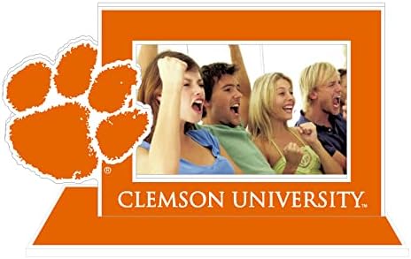 Šok u boji Clemson University Tigers 4 x6 Stand okvir za fotografije, narandžasta