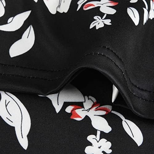Ženski cvjetni print V izrez 3/4 rukavske košulje Poslovni povremeni tunic vrhovi labavi radni bluze