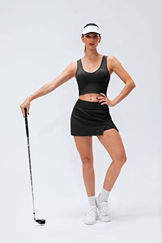 Altilandske suknje za tenis za žene sa džepovima kratke hlače, vježbanje visokog struka Atletski