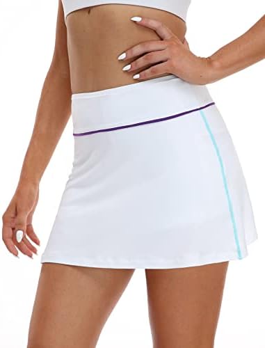 Inno ženske 15 20 tenis Skorts suknje 3 džepovi Golf Skorts visokog struka sa ugrađenim kratkim UPF 50+