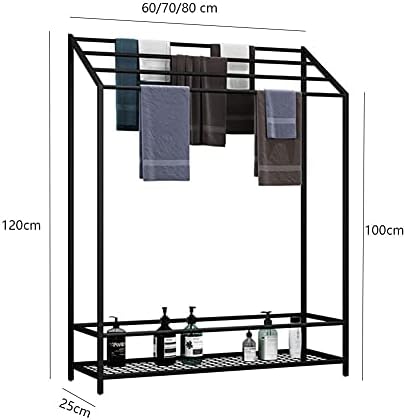 -Clf balkon podlozi stajaći ručnik bar sa policom, kupaonica samostalni nosač ručnika, stalak