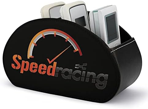 Speed-Racing držač za daljinsko upravljanje Pen Box PU kožna daljinska Caddy dekorativna posuda za odlaganje