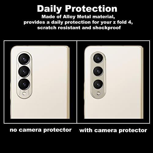 YQODSZ 3 PACK za Samsung Galaxy Z Fold 4 Zaštitnik kamere, aluminijska legura za zaštitu kamere