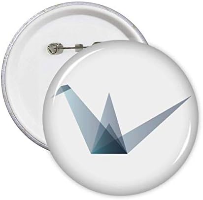 Origami apstraktna dizalica Geometrijska oblika igle badge Gleb Grb EMBLE ukras 5pcs
