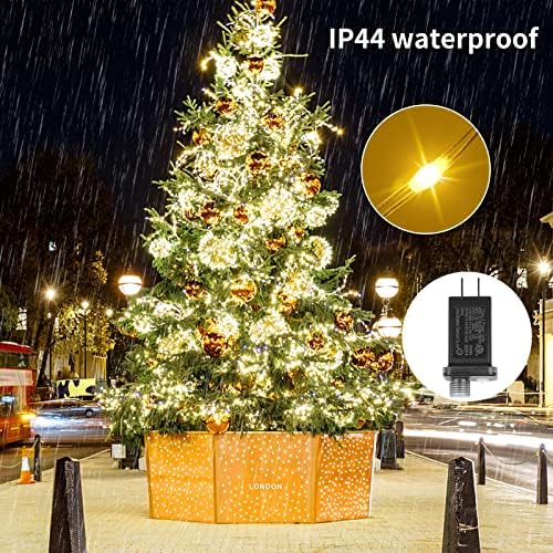 Božić String Tree svjetla ukras na otvorenom 420 LED 12.5 ft Božić svjetlo žice sa 8 načina