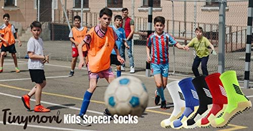 Tinymori Kids Socks Anti klizni dječaci Djevojke Fudbalske sportske čarape za 6-11 godina
