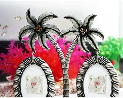FEGOCLT Photo okvir kokosovog stabla Metal Art Craft modni ukrasi dekor prijatelj pokloni desktop dekoracija