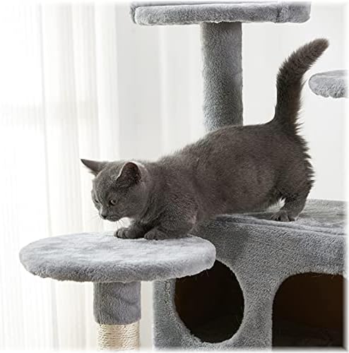 Mačje Drvo, mačji toranj od 52,76 inča sa Sisal daskom za grebanje, stan za mačke na više nivoa
