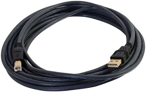 C2G USB kabl, USB 2.0 kabel, USB A do B kabel, 9,84 stopa, crni, kablovi za pokretanje 45003