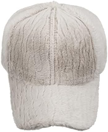 Zimska bejzbol kapa za žene topla meka obična vunena bejzbol kapa podesive sportske kape za sunčanje
