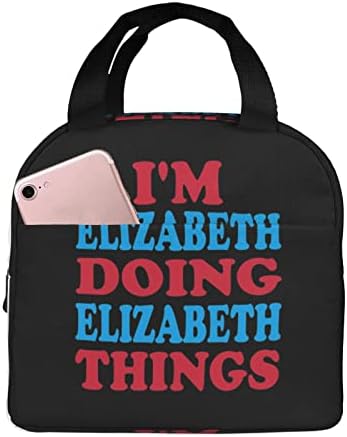 Swpwab Ja sam Elizabeth da radi Elizabeth stvari za višekratnu prenosni foliju zadebljana izolirana bento torba