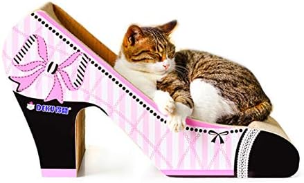 NJZY Cat leglo valovita mačka za grebanje u obliku cipele s visokom potpeticom mačka Brusna kandža igračka