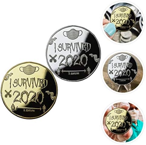 Partykindom 2pcs Good Fortune Suvenir Coins Survivor Komemorativni kovanice Majčin dan Poklon