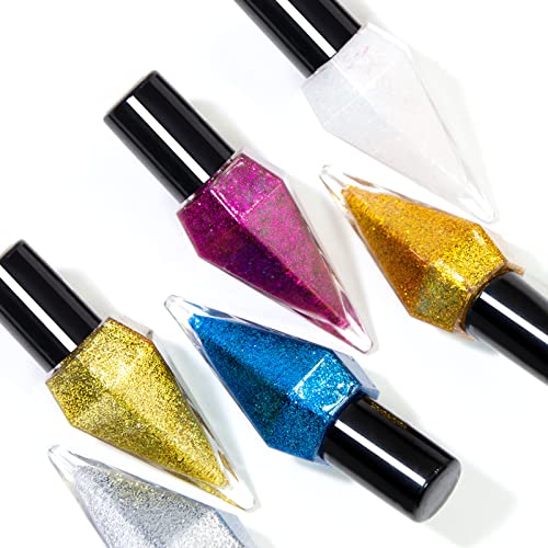 NewBang 6 boja Glitter tečni set za oči, metalik Shimmer Glitter šareno sjenilo,vodootporno dugotrajno