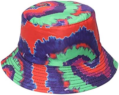 Ženski modni Casual Bandhnu sklopivi šešir za planinarenje 3D štampani višebojni šeširi šeširi za suncobran