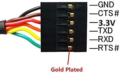 TTL-232R-3V3 USB to TTL serijski 3,3v adapter kabel 6-polni ženski utičnica zaglavlja UART serial