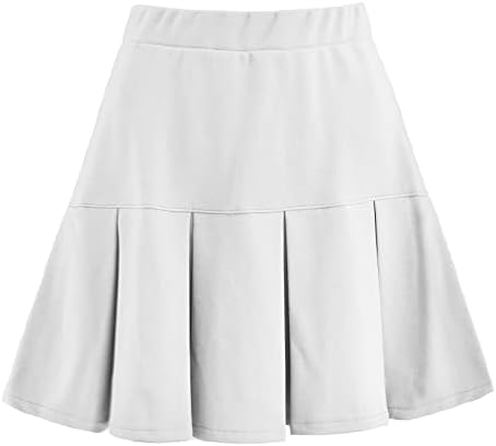2023 Ljetna nagnuta suknja Elastična visoka struka suknja Čvrsta polovica suknje žene svestrane kratke suknje