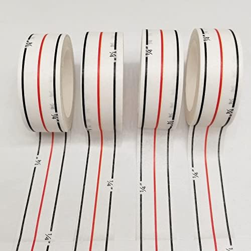Bequilter 6 Rolls Diagonal šavove trake za šivanje prekrivača za šivanje ravnih dijagonalnih šavova alat