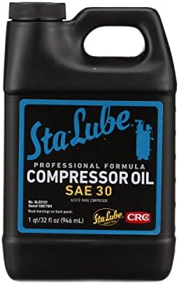 Sta-Lube Kompresorsko ulje SL22133-1 gal, profesionalna Formula SAE 30 ulje za klipne & amp; rotacione