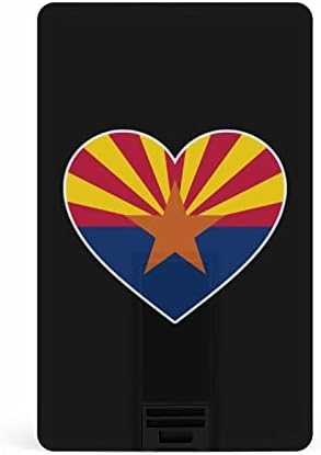 Love Arizona zastava zastava za kredit za srce Banka USB flash diskove Prijenosni memorijski stick tipka za