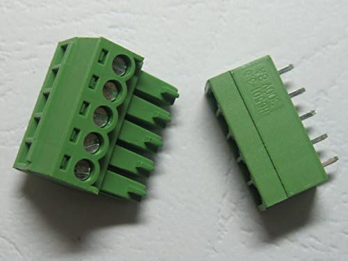 15 kom ravno-pinski 5Pin/way Pitch 3.81 mm konektor za vijčani terminalni blok zelene boje priključni