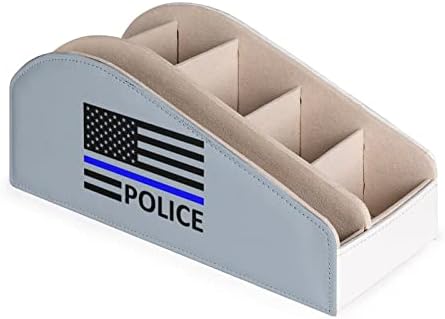 Američka plava linija Policijska Zastava PU kožna kontrolna kutija multifunkcionalni stoni Organizator za daljinske