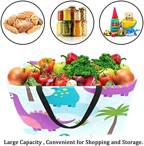 Lorvies torba za prehrambene proizvode Kutije za skladištenje, slatki dinosaur i biljke uvlačine