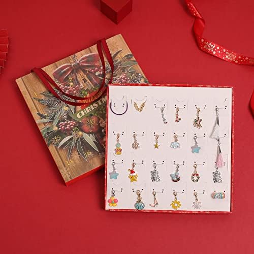 Nastavnik Ornament Bulk Božić ukrasi poklon odbrojavanje kalendar Advent Girl privjesak narukvica prijenosni