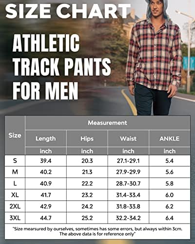 Insenver muške trenirke za trening u teretani atletske pantalone, uske Džogere za muškarce sa džepovima sa patentnim