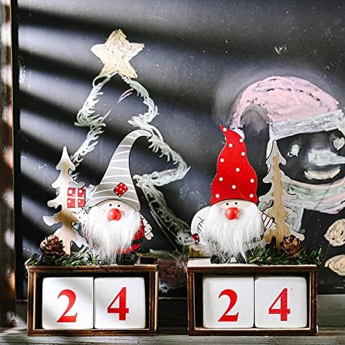 YIISU wR9KMo Božić Kalendar tkanina Advent odbrojavanje Santa Claus kalendar Božić dekor