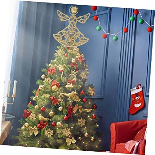 Toyandona 1pc Angel Tree Top Star Vintage Home Decor Metal Tree Topper Holiday Tree Ornament Metal Christmas