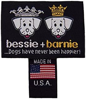 Bessie i Barnie Signature Air Comfort Mesh luksuzna crna / rumene tačke/tirkizni pas za kućne ljubimce izdržljiv