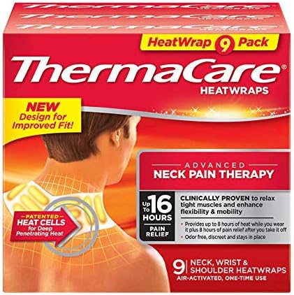 ThermaCare-napredna terapija bolova u vratu, 9 vazduh-uskoro vrat ,zapešće & amp; ramena HeatWraps. Do 16 sati