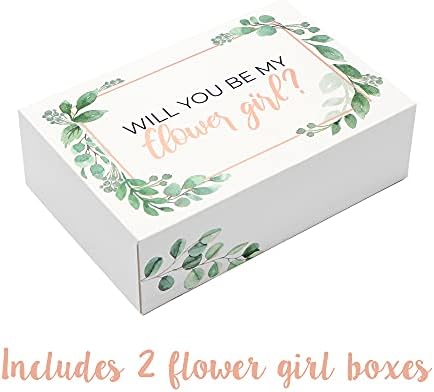 Pop Fizz Dizajn Cvjetni devojka Predlog Box Set koji ću biti moja cvjetna djevojka? | Cvjetna djevojka kutija