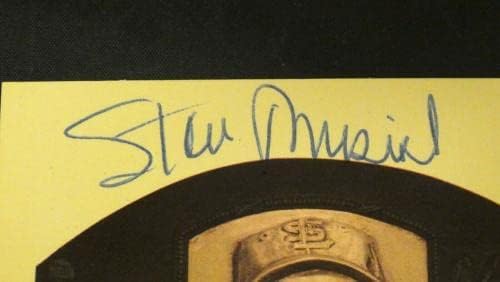 Stan Musial potpisao razglednicu Kuće slavnih-MLB izrezani potpisi