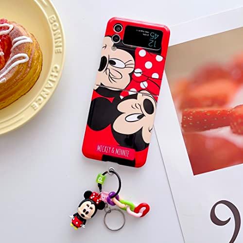 C CASESOPHY meka TPU futrola sa šarmom Za Samsung Galaxy Z Flip 3 Flip3 5G 2021 Mickey i Minnie Mouse