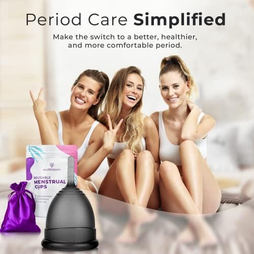EcoBlossom komplet menstrualnih čaša-Tampon, uložak i disk alternativni proizvod - nosite 12