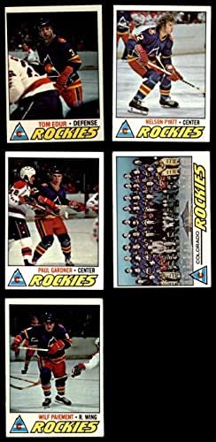 1977-78 Topps Kolorado Rockies Team Set Colorado Rockies-Hokej VG / Ex + Rockies-Hokej
