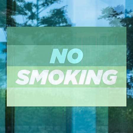 CGsignLab | Ne pušenje -Modern gradijent prozor Cling | 30 x20