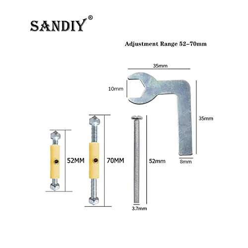 Alat za popravak kutije - Sandyy 10 komada 118 Tip Podesivi vijak za popravku kaseta - sa 8 dugačkih vijaka
