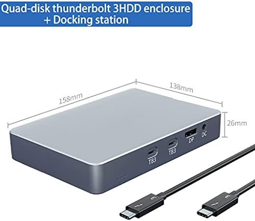 TREXD M. 2 Dual-Disk NVME HDD Enclosure 3 priključna stanica tipa C na USB 3.0 hard disk Box