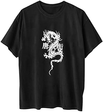 Kratka rukav Top T Shirt za dame jesen ljeto 2023 Odjeća trendi Y2K Crewneck pamuk grafički Top