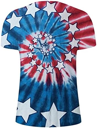 Ymosrh Muška majica Četvrti srpnja Košulje za muškarce Stars i Stripes Majice Dan nezavisnosti