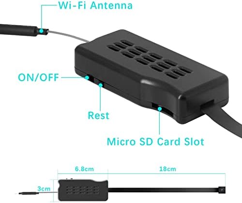 SPYSHOP WiFi modul kamere Bežični skriveni fotoaparat WiFi Mini CAM HD 1080p DIY TINY CAMS MALE