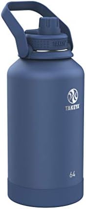 Takeya aktivira izolirana boca vode od nehrđajućeg čelika sa poklopcem izljepa, 64 unca, ponoćno plavo