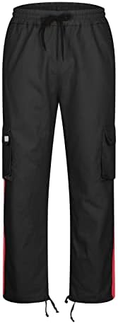Duge teretne pantalone za muškarce Cargo Hlacke Work Baver Bezbednosni teret 6 džepne hlače Elastične struine