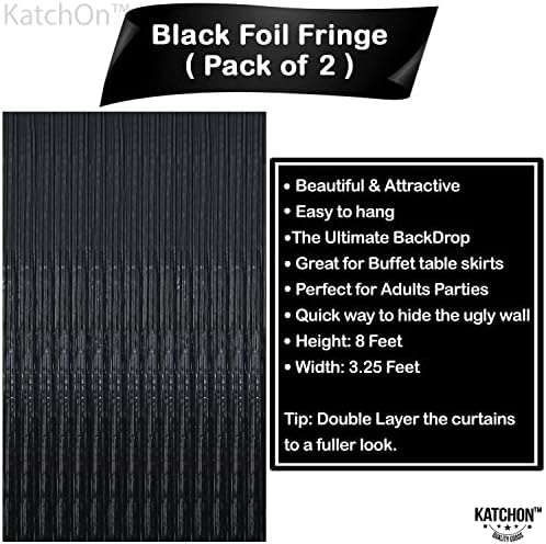 Xtralarge srebrni crni i zlatni frige - 8x6,4 stopa, paket od 6 | Crna srebrna zlatna pozabavica