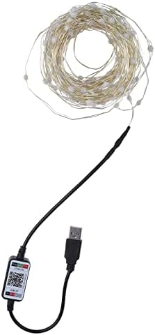Unutrašnja žičana svjetla Plug in Drvo lampa tačka boja Božić bakar LED kontrola Bluetooth RGBW lampa aplikacija