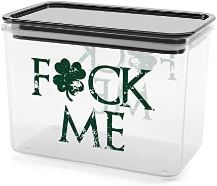 Jebi me djetelina spremnik za skladištenje hrane Plastična čista kutija za odlaganje sa poklopcem brtve