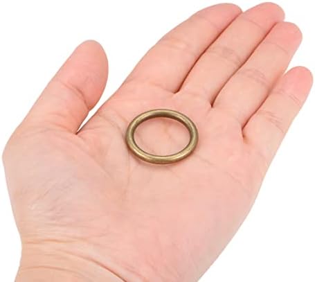 Uxcell o prsten kopča 20mm ID 3mm Debljina cinka Legura cinka O-prstenovi za hardverske torbe za